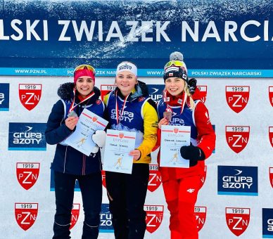 MEDALE – MŁODZIEŻOWE MISTRZOSTWA POLSKI W SPRINCIE KLASYKIEM (JAKUSZYCE, 11.03.2023 r.)