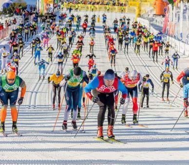 Zawodnicy MKS Karkonosze Sporty Zimowe na Biegu Piastów 6 km (03.03.2023 r.)