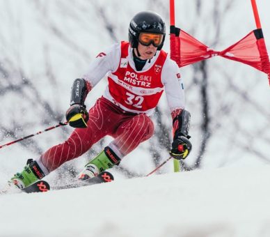 Mateusz Szczap zwycięża w slalomie gigancie na Mistrzostwach Polski w narciarstwie alpejskim