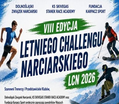 Plakat – VIII Edycja Letniego Challengu Narciarskiego LCN 2026 (Karpacz, 26.09.2026 r.)