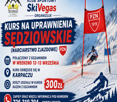 Kurs na sędziego z narciarstwa zjazdowego (Karpacz, 12-13.09.2026 r.)